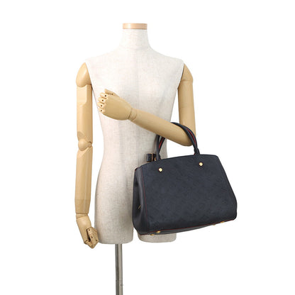 LOUIS VUITTON Montaigne Marine RougeM42746 Monogram Empreinte Leather Size MM