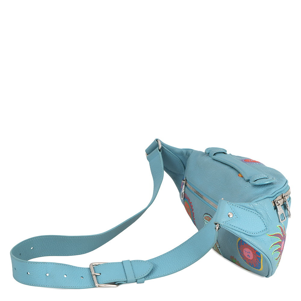 LOUIS VUITTON LVxYK Maxi Bumbag Blue/MulticolorM21715 Monogram・Taurillon