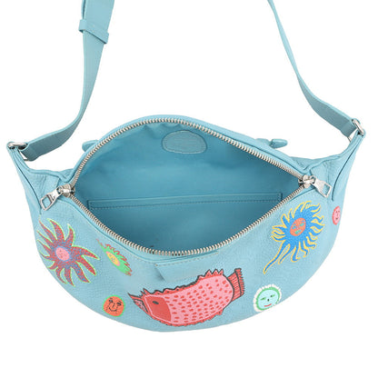 LOUIS VUITTON LVxYK Maxi Bumbag Blue/MulticolorM21715 Monogram・Taurillon