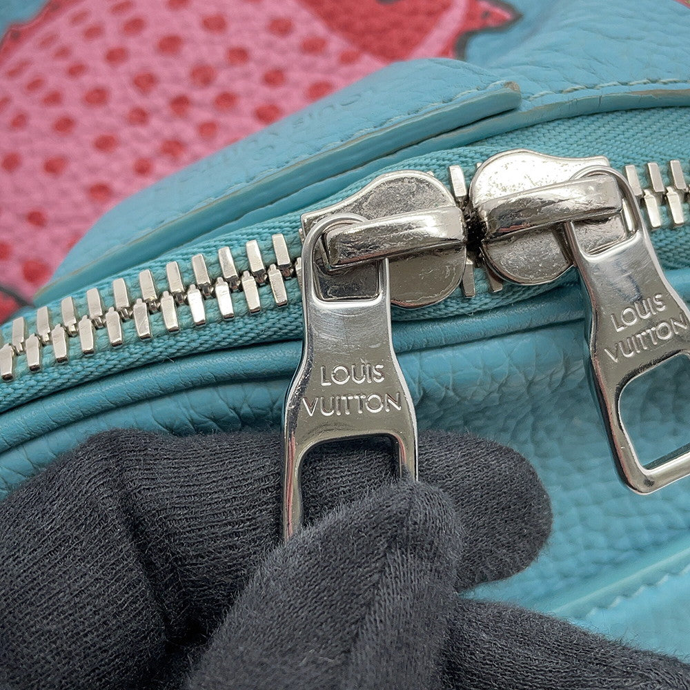 LOUIS VUITTON LVxYK Maxi Bumbag Blue/MulticolorM21715 Monogram・Taurillon