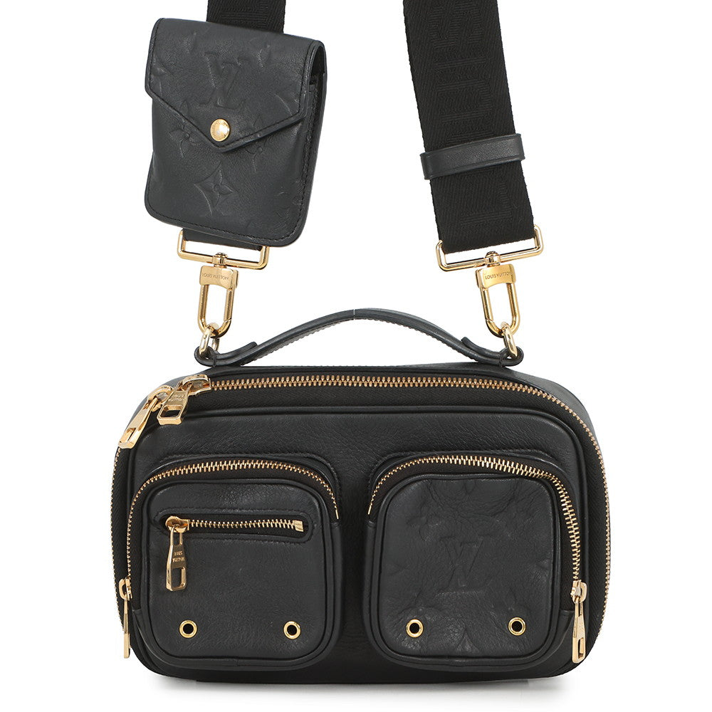 LOUIS VUITTON Utility/Crossbody NoirM80450 Monogram Calf Leather