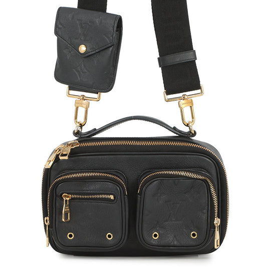 LOUIS VUITTON Utility/Crossbody NoirM80450 Monogram Calf Leather