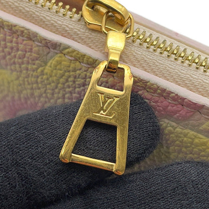 LOUIS VUITTON Murty Pochette Accessoires Pink/YellowM46093 Monogram Empreinte Leather