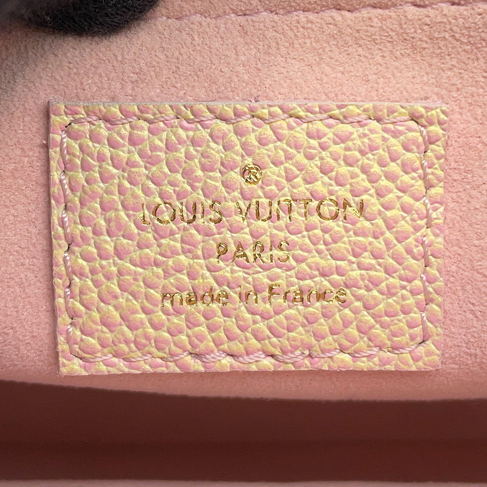 LOUIS VUITTON Murty Pochette Accessoires Pink/YellowM46093 Monogram Empreinte Leather