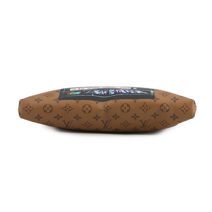 LOUIS VUITTON Carry it Noir/BrownM45198 Monogram Reverse Canvas Video Print
