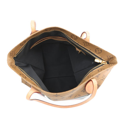 LOUIS VUITTON Carry it Noir/BrownM45198 Monogram Reverse Canvas Video Print