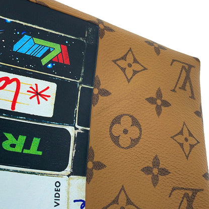 LOUIS VUITTON Carry it Noir/BrownM45198 Monogram Reverse Canvas Video Print