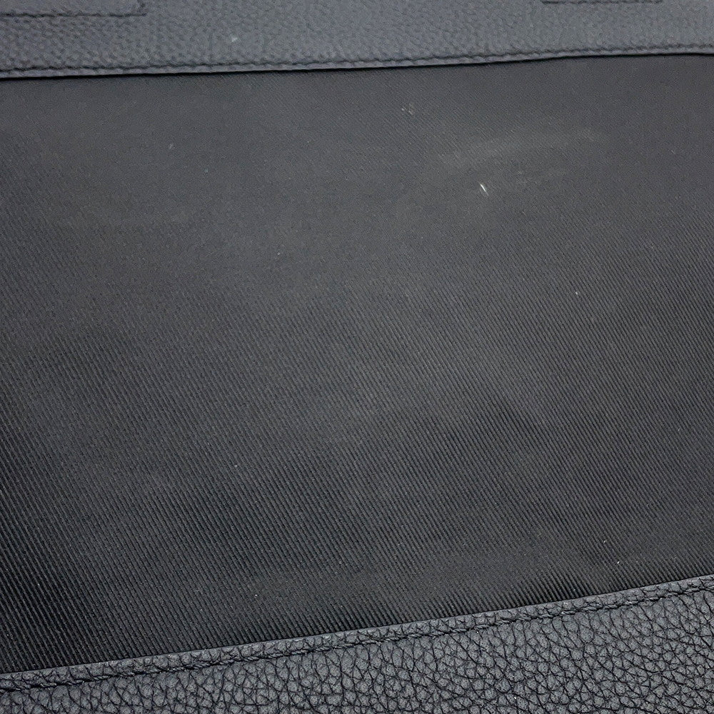 LOUIS VUITTON takeoff messenger NoirM24769 Cowhide Leather LV Aerogram Size PM