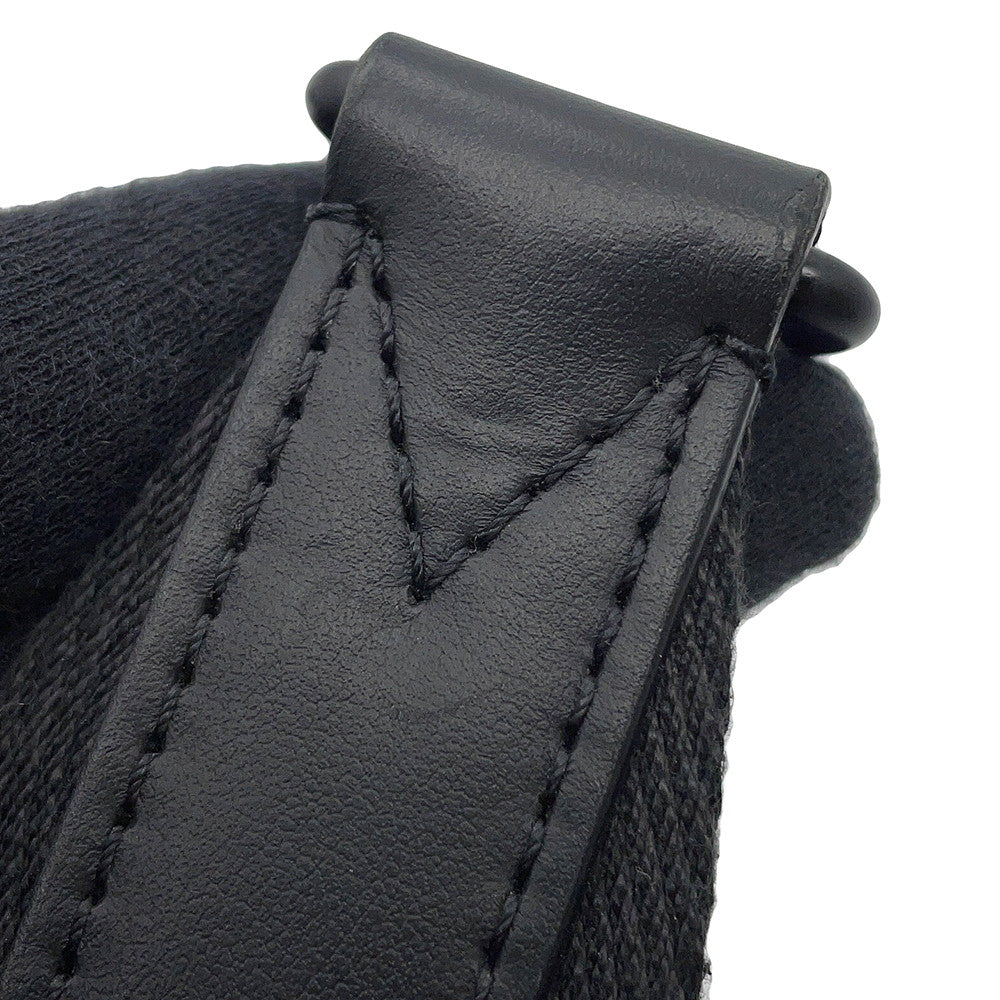 LOUIS VUITTON takeoff messenger NoirM24769 Cowhide Leather LV Aerogram Size PM