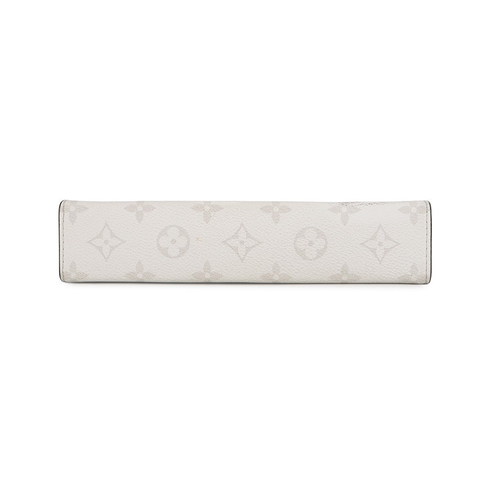 LOUIS VUITTON Gaston Wearable Wallet Taigarama Optical WhiteM30935 Monogram Taiga Leather