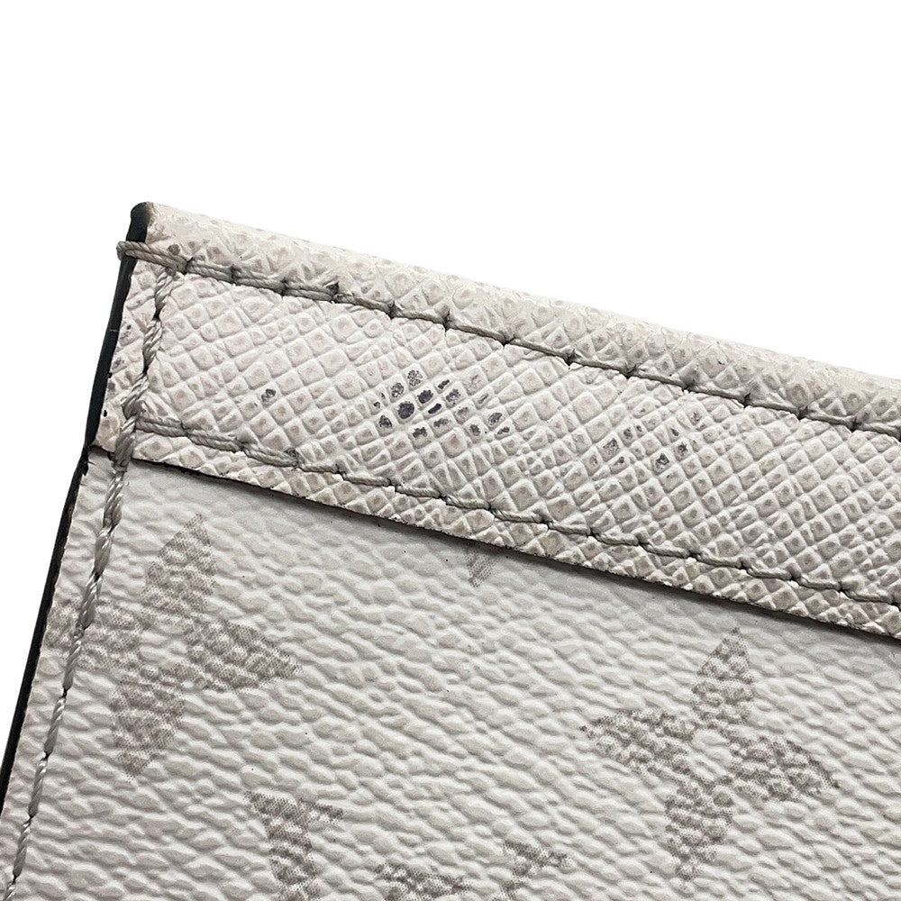 LOUIS VUITTON Gaston Wearable Wallet Taigarama Optical WhiteM30935 Monogram Taiga Leather