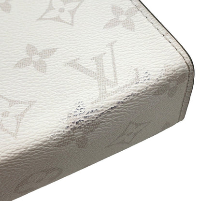 LOUIS VUITTON Gaston Wearable Wallet Taigarama Optical WhiteM30935 Monogram Taiga Leather