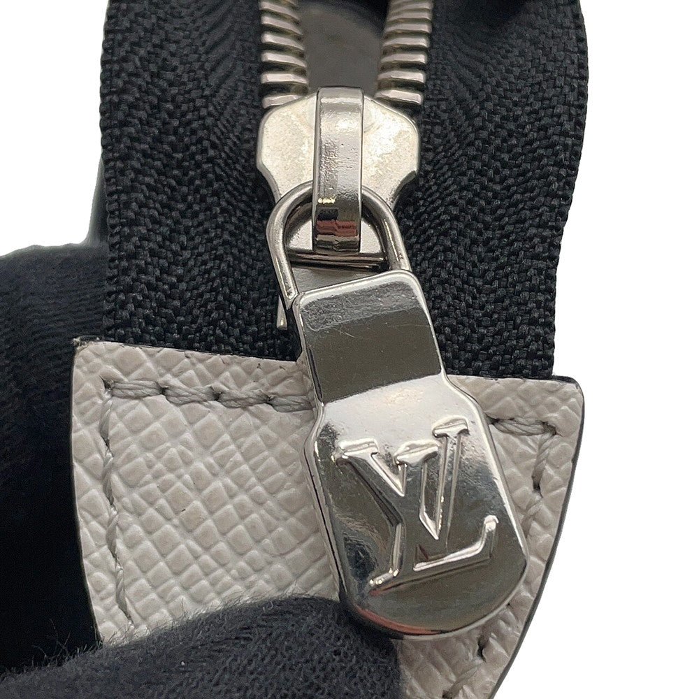 LOUIS VUITTON Gaston Wearable Wallet Taigarama Optical WhiteM30935 Monogram Taiga Leather
