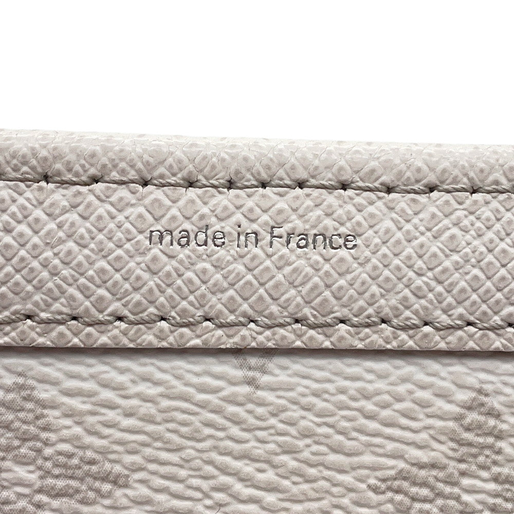 LOUIS VUITTON Gaston Wearable Wallet Taigarama Optical WhiteM30935 Monogram Taiga Leather