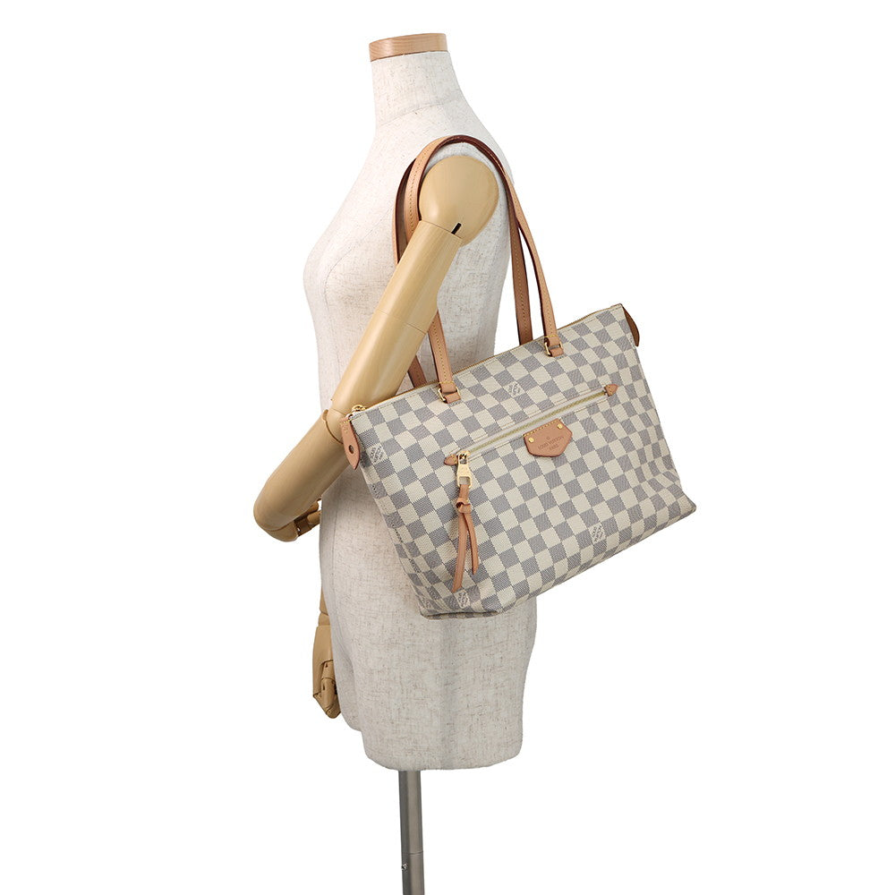 LOUIS VUITTON Iena PinkN44039 Damier Azur Size PM