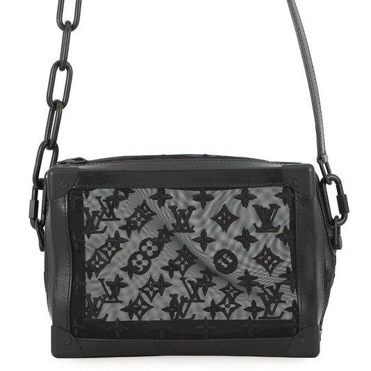 LOUIS VUITTON Soft Trunk NoirM53964 Monogram Mesh Leather