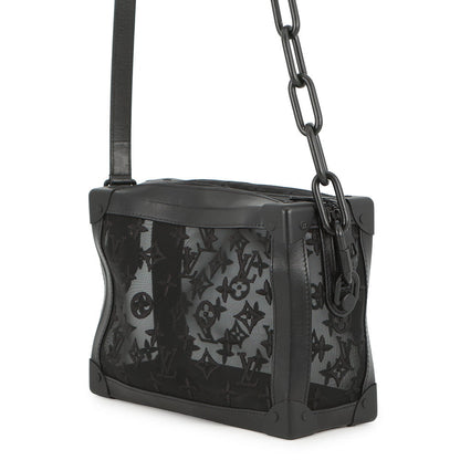 LOUIS VUITTON Soft Trunk NoirM53964 Monogram Mesh Leather