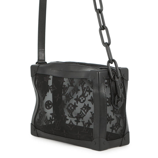 LOUIS VUITTON Soft Trunk NoirM53964 Monogram Mesh Leather