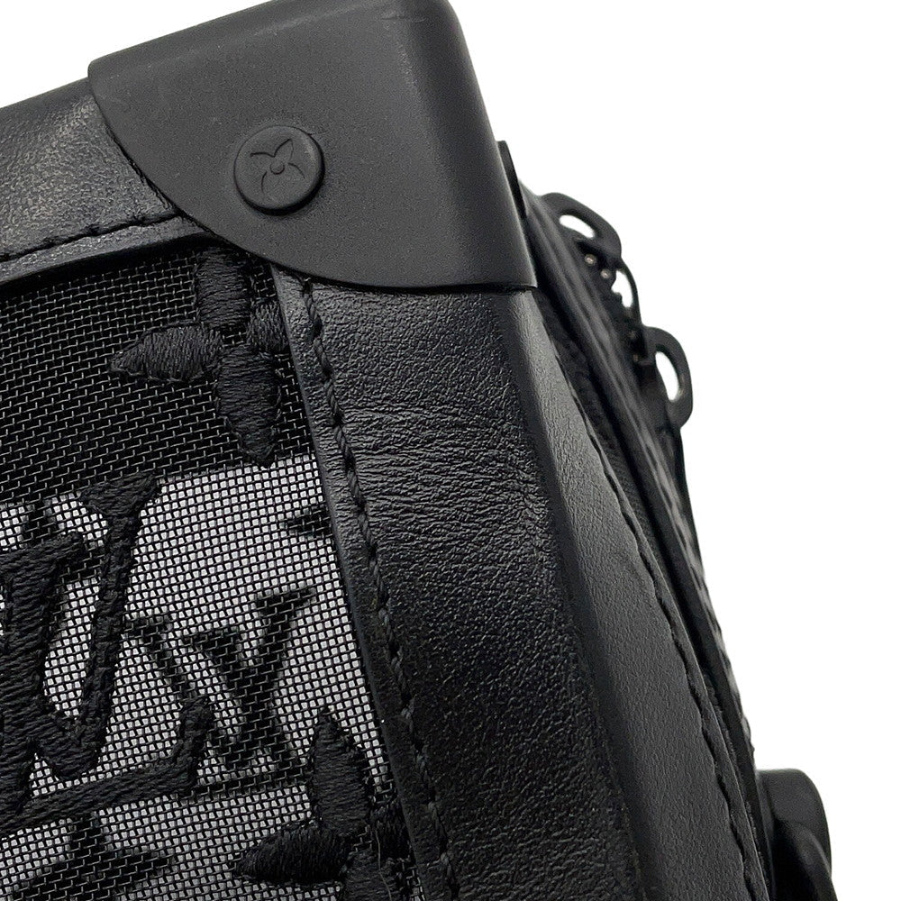 LOUIS VUITTON Soft Trunk NoirM53964 Monogram Mesh Leather