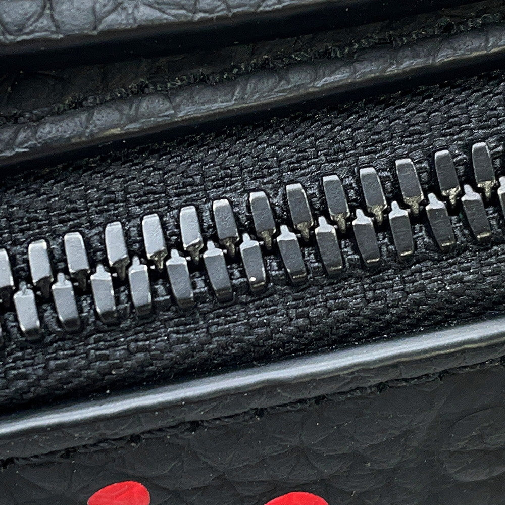 LOUIS VUITTON LV × YK Soft Trunk Wallet Noir/RedM81905 Monogram・Taurillon Infinity Dot