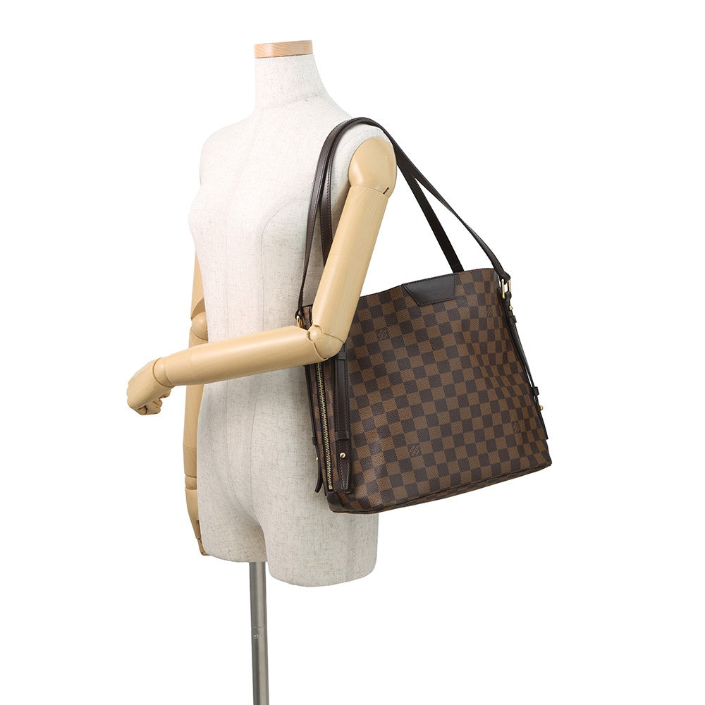 LOUIS VUITTON Cabas・Rivington RedN41108 Damier Ebene Canvas