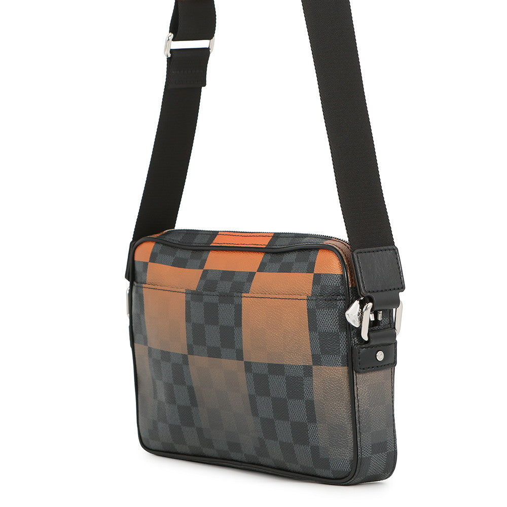 LOUIS VUITTON Alpha Messenger Noir/Volcano OrangeN40421 Damier Graphite Giant