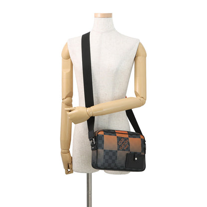 LOUIS VUITTON Alpha Messenger Noir/Volcano OrangeN40421 Damier Graphite Giant