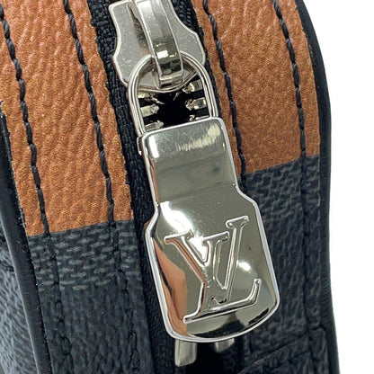 LOUIS VUITTON Alpha Messenger Noir/Volcano OrangeN40421 Damier Graphite Giant