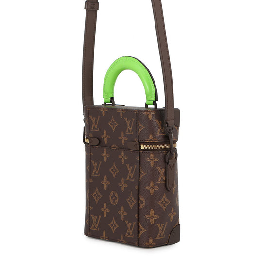 LOUIS VUITTON Vertical Box Trunk GreenM59664 Monogram