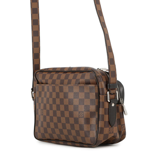 LOUIS VUITTON Nile/Chapman Brothers Collaboration Dark BrownN42704 Damier Ebene Canvas Size PM