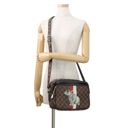 LOUIS VUITTON Nile/Chapman Brothers Collaboration Dark BrownN42704 Damier Ebene Canvas Size PM