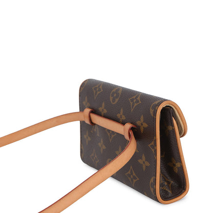 LOUIS VUITTON Pochette Florentine BeigeM51855 Monogram Size S