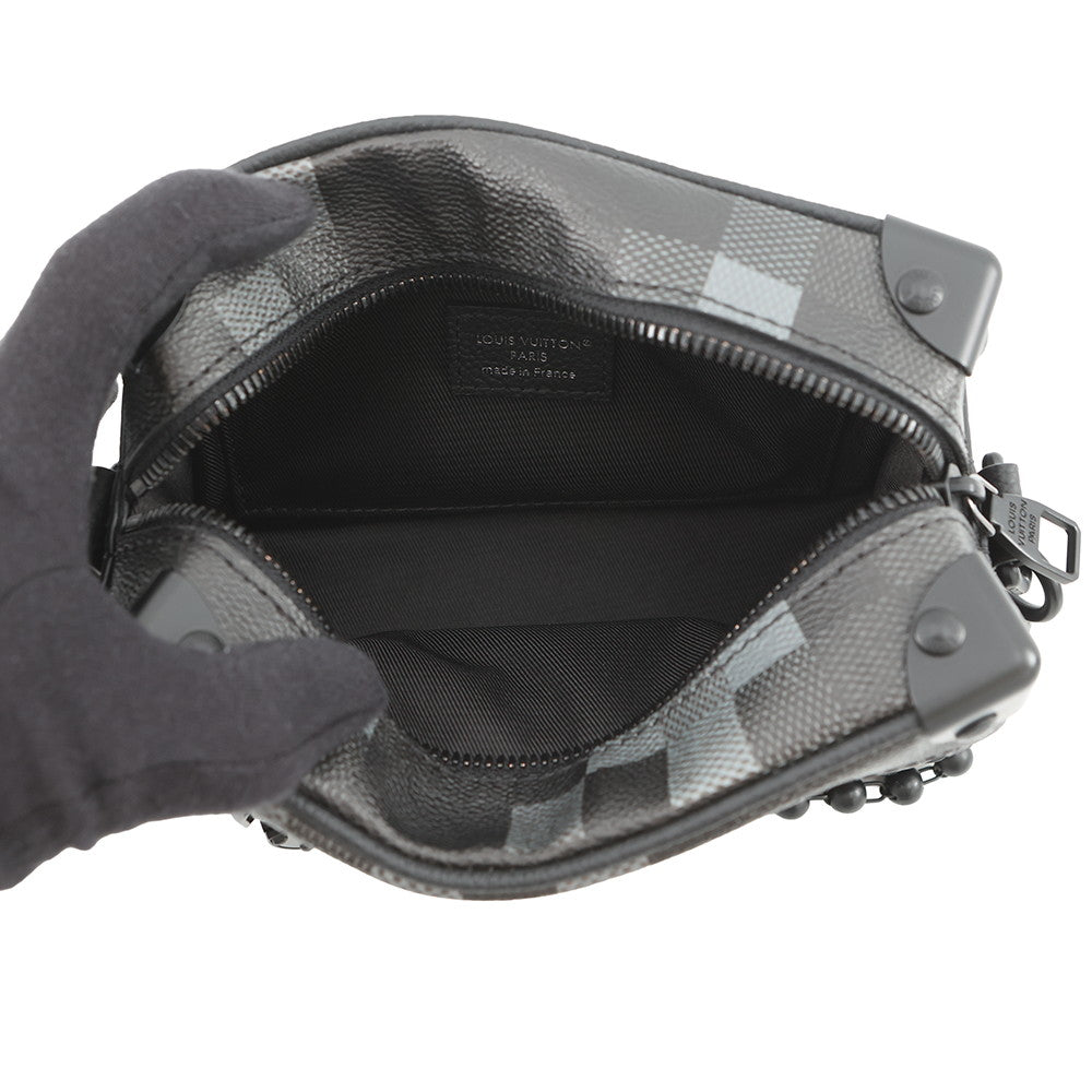 LOUIS VUITTON Mini Soft Trunk NoirM14922 Damouflage Black
