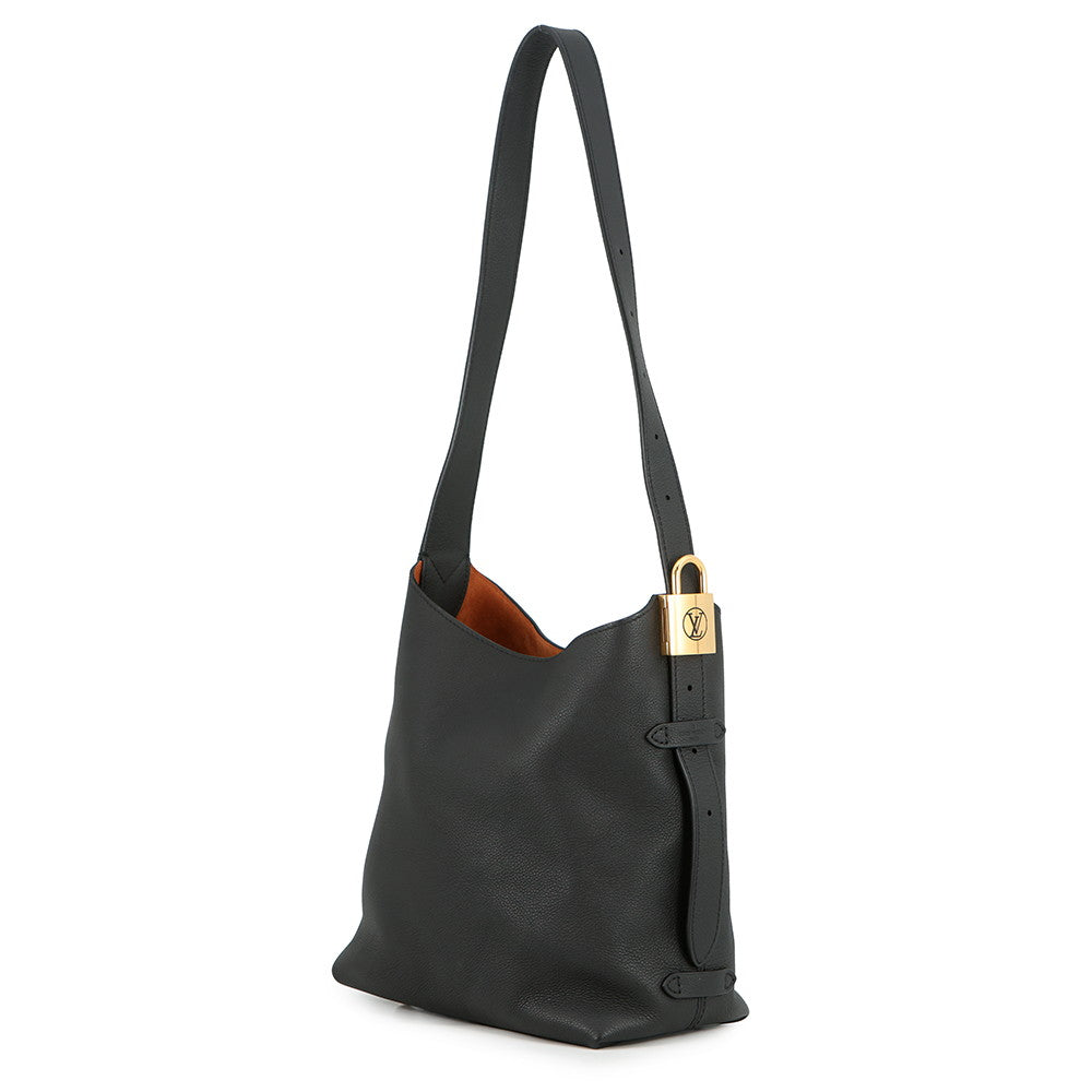 LOUIS VUITTON Lowkey Hobo NoirM25352 Calf Leather Size PM