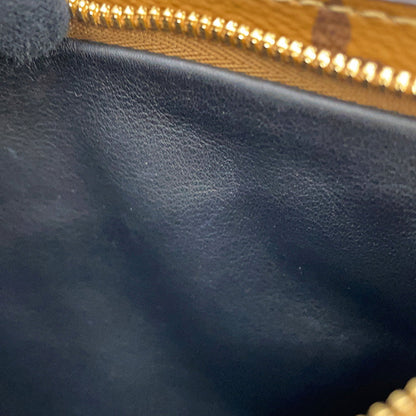 LOUIS VUITTON Pochette・LV3 Noir/BrownM45412 Monogram Monogram Reverse Canvas Lambskin
