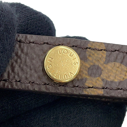 LOUIS VUITTON Pochette・LV3 Noir/BrownM45412 Monogram Monogram Reverse Canvas Lambskin