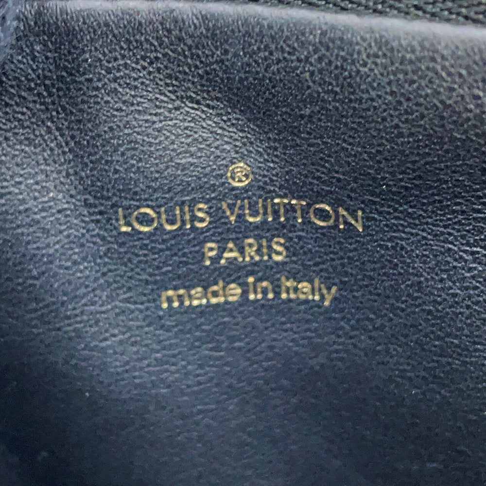 LOUIS VUITTON Pochette・LV3 Noir/BrownM45412 Monogram Monogram Reverse Canvas Lambskin