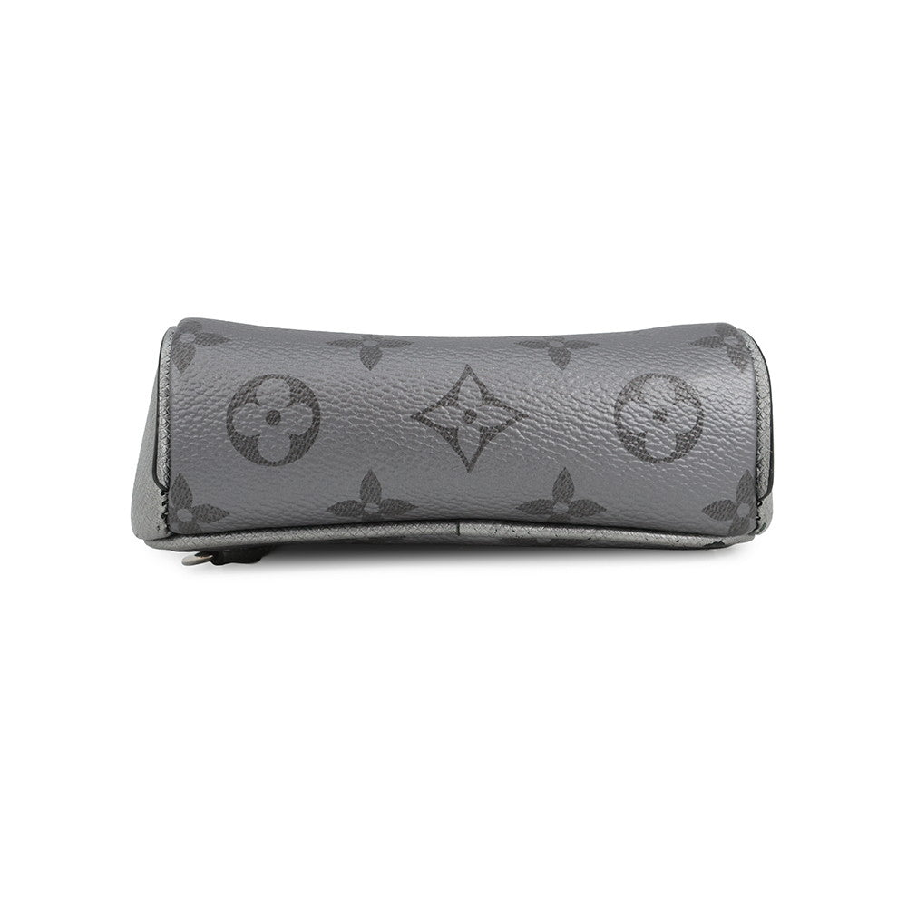 LOUIS VUITTON Outdoor sling bag SilverM30833 Monogram Taigarama