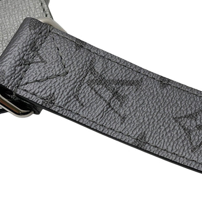 LOUIS VUITTON Outdoor sling bag SilverM30833 Monogram Taigarama