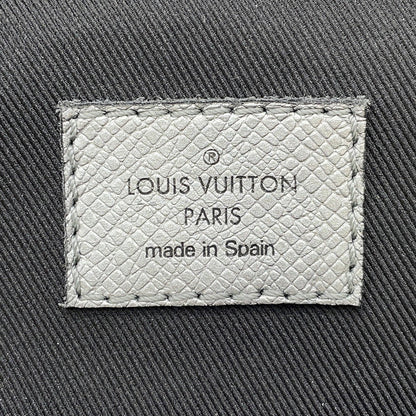 LOUIS VUITTON Outdoor sling bag SilverM30833 Monogram Taigarama