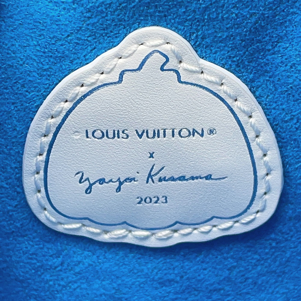 LOUIS VUITTON LV × YK Nano Noe Blue/WhiteM81985 Monogram Empreinte Leather Infinity Dot