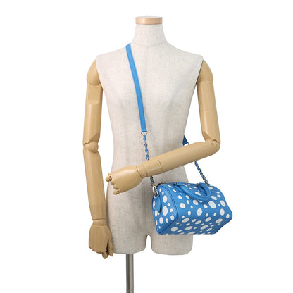 LOUIS VUITTON LVxYK Speedy Bandouliere Blue/WhiteM46425 Monogram Empreinte Leather Infinity Dot Size 20
