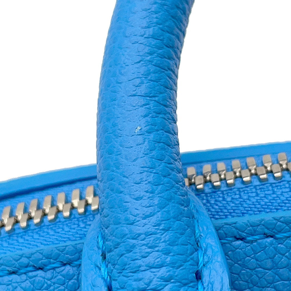 LOUIS VUITTON LVxYK Speedy Bandouliere Blue/WhiteM46425 Monogram Empreinte Leather Infinity Dot Size 20