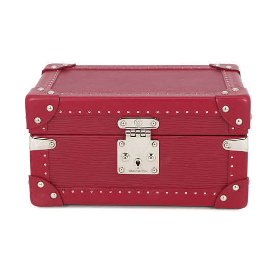 LOUIS VUITTON Coffret Tresor SPO Fuchsia Epi Leather
