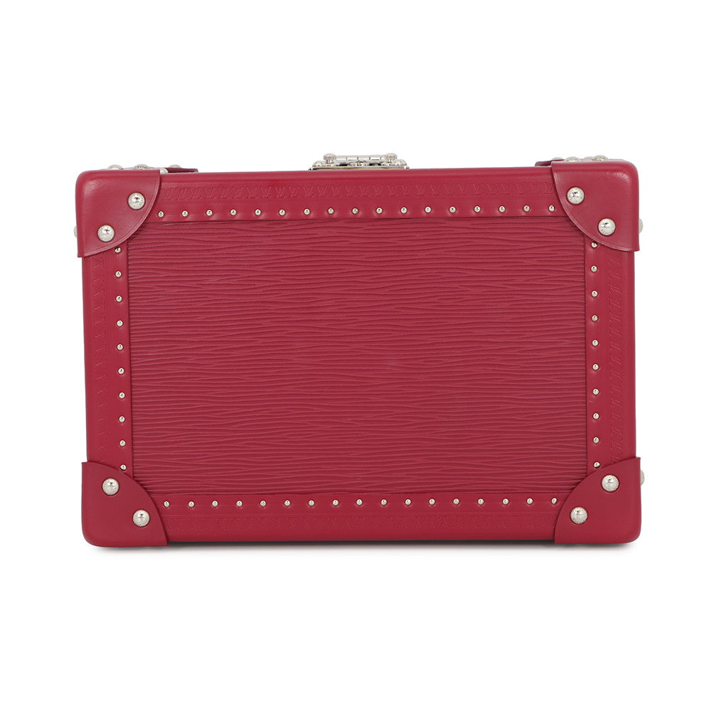 LOUIS VUITTON Coffret Tresor SPO Fuchsia Epi Leather