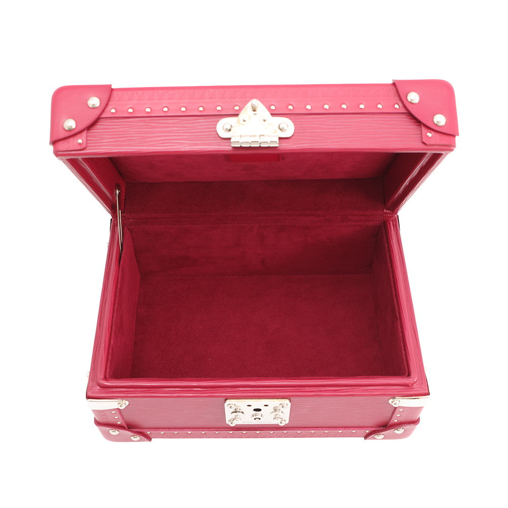 LOUIS VUITTON Coffret Tresor SPO Fuchsia Epi Leather