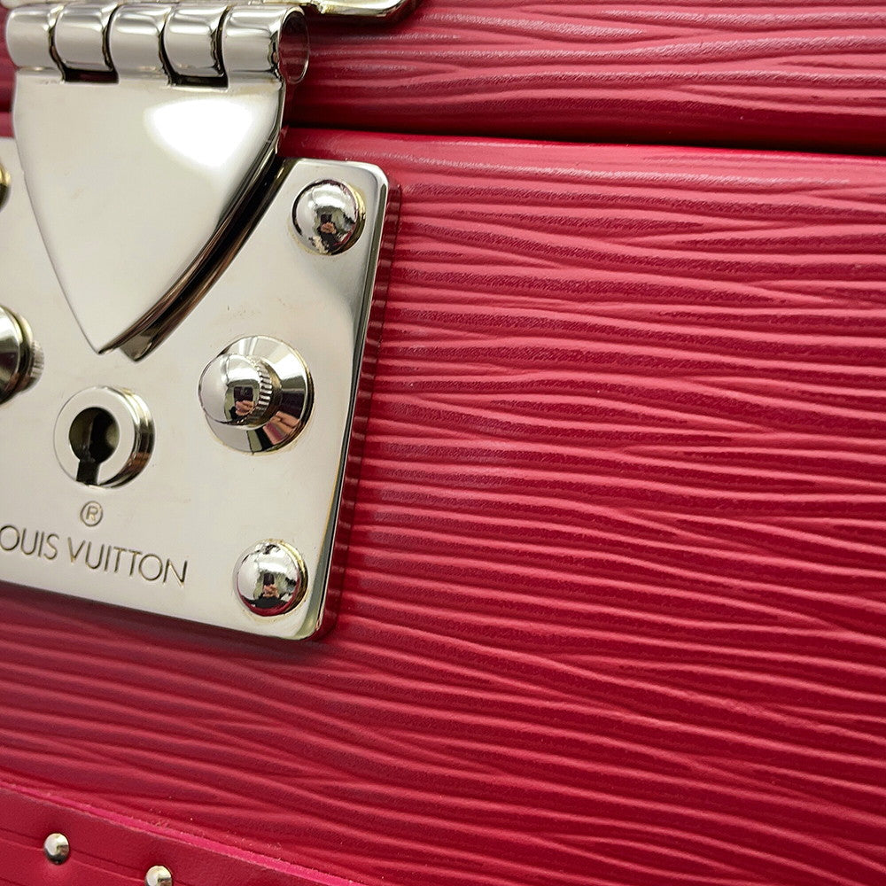 LOUIS VUITTON Coffret Tresor SPO Fuchsia Epi Leather