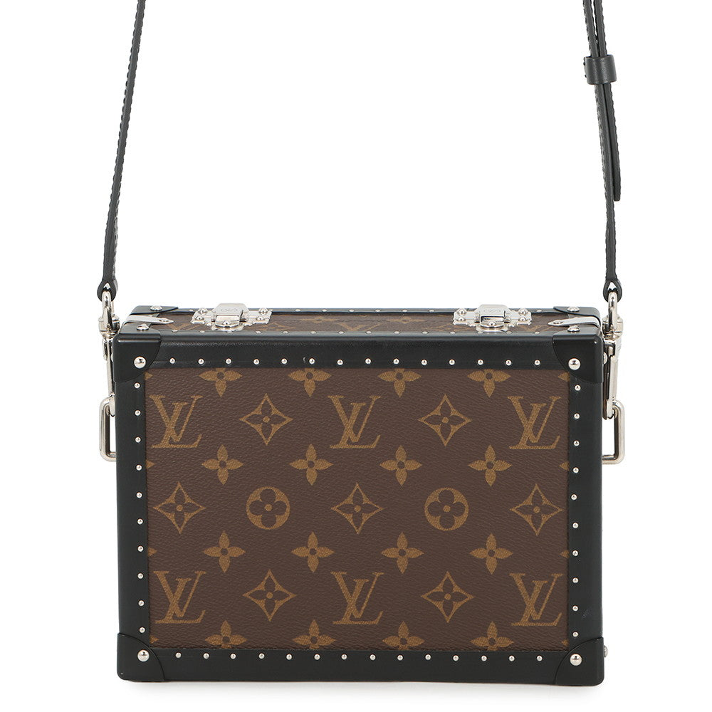 LOUIS VUITTON Clutch Box NoirM20252 Monogram Macassar Canvas