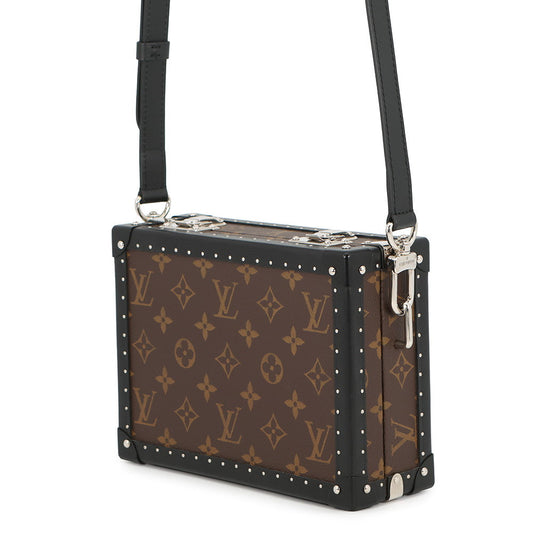 LOUIS VUITTON Clutch Box NoirM20252 Monogram Macassar Canvas