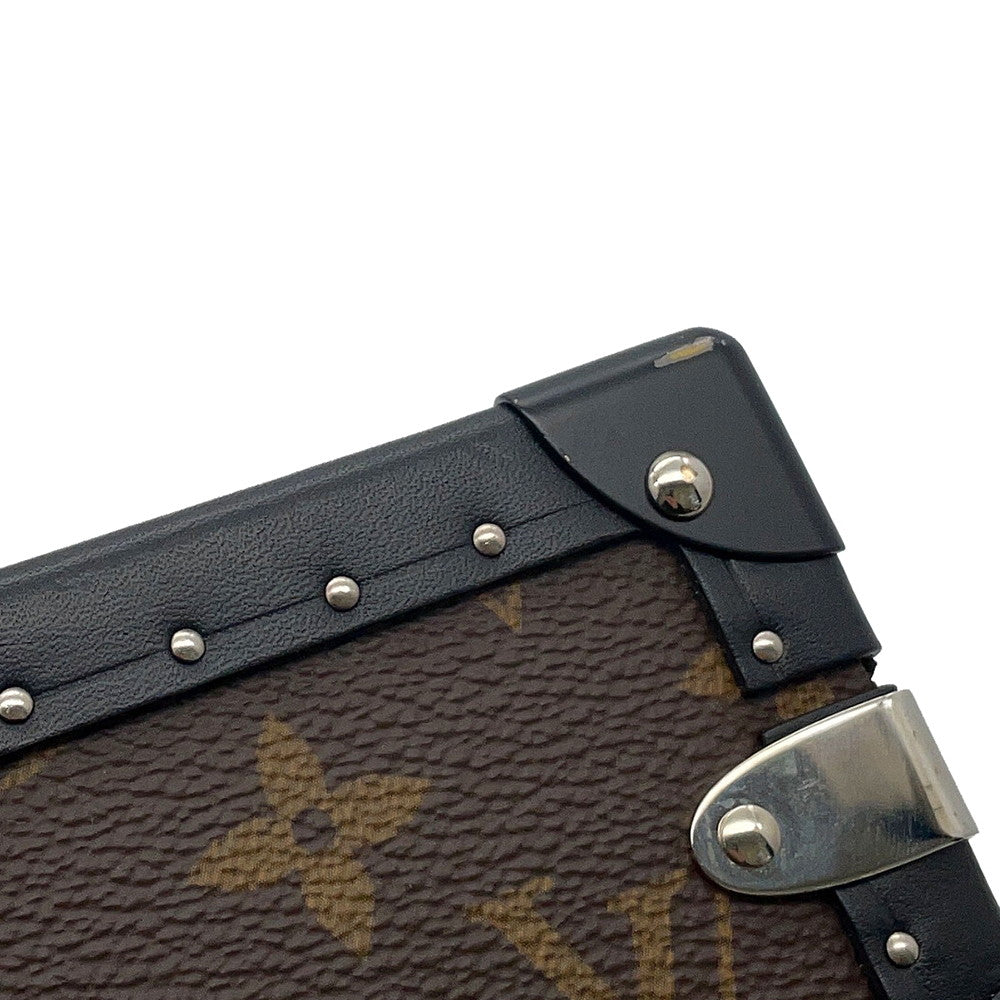 LOUIS VUITTON Clutch Box NoirM20252 Monogram Macassar Canvas
